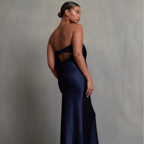 Bec & Bridge Dresses & Skirts - Bec and Bridge Moon Dance Strapless Dress in Navy Ink